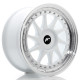 JR Wheels JR26 17x8 ET20-35 BLANK White w/Machined Lip