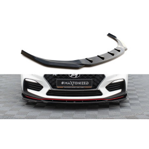 Przedni Splitter / dokładka (v.4) - Hyundai I30 N Mk3 Hatchback / Fastback