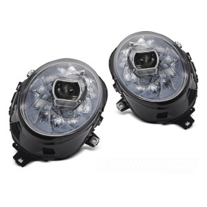 Lampy Mini Cooper F54 F55 F56 14-21 FULL LED CHROM - diodowe LPMC20