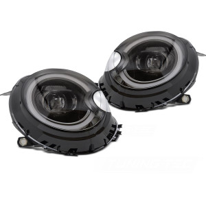 Lampy Mini Cooper R55 R56 R57 R58 R59 14-21 FULL LED BLACK - diodowe LPMC21
