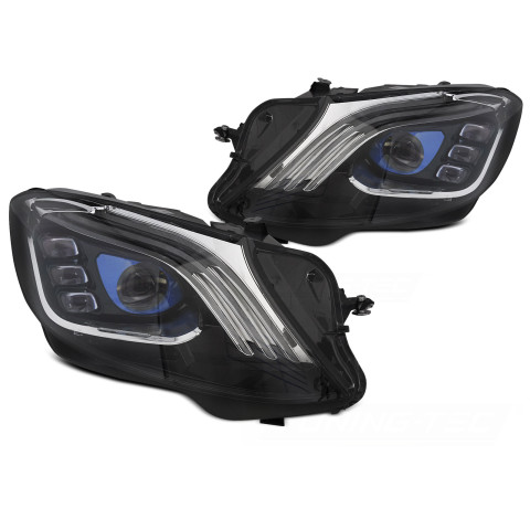 Lampy Mercedes S-klasa W222 FULL LED BLACK diodowe LPMEE9