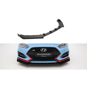 Splitter / Dokładka przód Street Pro + Flaps - Hyundai Veloster N Mk2