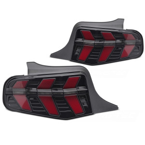 Lampy tył Ford Mustang V 10-13 Red Full LED - diodowe dynamiczne LDFO92