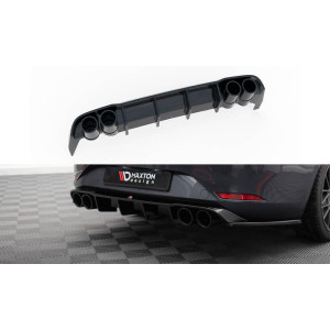 Dyfuzor Tylnego Zderzaka + Atrapa Wydechu - Seat Leon 4 ST FR