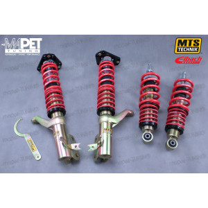 Zawieszenie Gwintowane MTS Technik + Camber Plates - Honda Civic VII - BLACK GOLD
