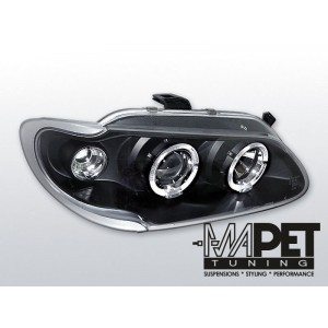 Renault Scenic 96-99 clear Angel Eyes BLACK ringi LPRE06