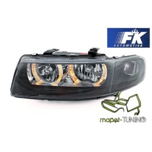 Seat Leon 1M 99-04 Angel Eyes BLACK ringi DEPO LPSE06