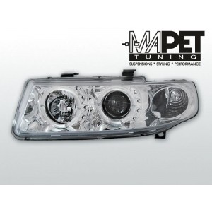 Seat Toledo 99-04 clear Angel Eyes CHROM soczewka ringi LPSE01