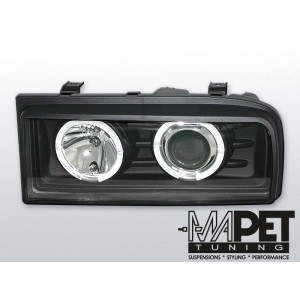 VW Corrado clear Angel Eyes BLACK soczewka ringi LPVW36