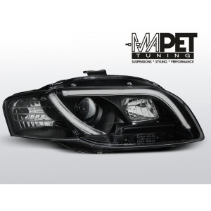 Audi A4 B7 04-08 - LED TUBE LIGHTS BLACK diodowe LPAU90