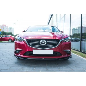 Przedni Splitter / dokładka v.2 - Mazda 6 GJ (Mk3) Facelift