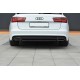 Dyfuzor Tylnego Zderzaka ABS - Audi A6 C7 S-line Facelift