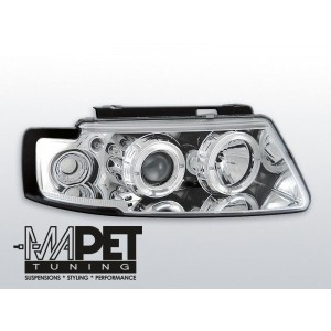 VW Passat B5 3B clear Angel Eyes CHROM soczewka ringi LPVW12