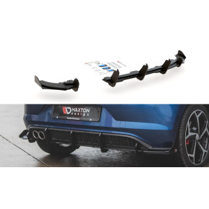 Dyfuzor zderzaka tył Durability + Flaps - VW Polo GTI Mk6