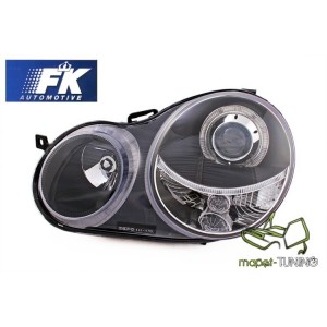 VW Polo 9N 01-05 Angel Eyes BLACK soczewka ringi LPVW59