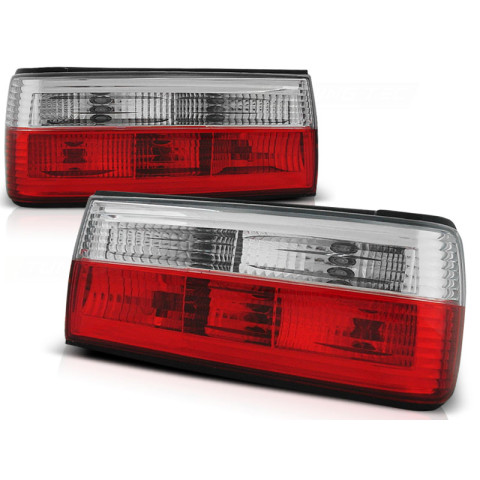 Lampy tył BMW E30 Sedan / Coupe / Cabrio / Touring Clear Red/White LTBM15