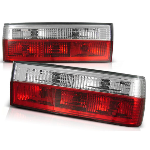Lampy tył BMW E30 Sedan / Coupe / Cabrio - Clearglass Red/White LTBM17