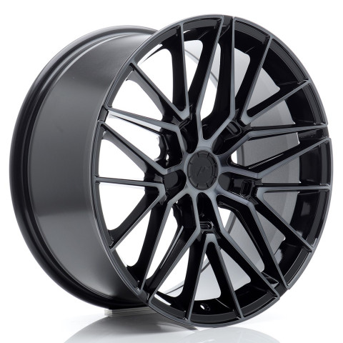 JR Wheels JR38 19x9 ET20-40 5H BLANK Black Machined w/Tinted Face