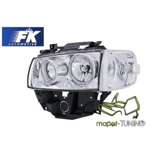 VW T4 96-03 clear Angel Eyes CHROM ringi LPVW27 DEPO
