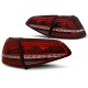 Lampy tył VW Golf 7 - Red White LED GTi Look - DIODOWE Dynamiczne LDVWI6