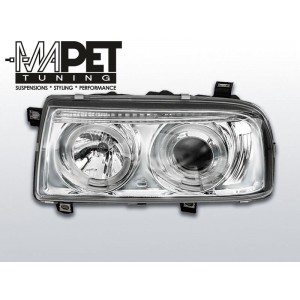 VW Vento clear CHROM Angel Eyes ringi soczewka LPVW87