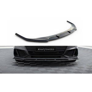 Przedni Splitter / dokładka V.2 - Audi A7 C8 S-Line / S7 - Facelift