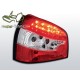 Lampy tył Audi A3 8L Clear LED Red/White - Diodowe - LDAU01