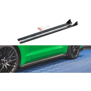 Dokładki progów + Flapsy - Ford Mustang Mk6 Facelift