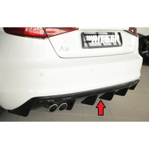 Dyfuzor zderzaka tył RIEGER V.1 - Audi A3 8V HB / Sportback bez S-line