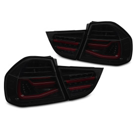 BMW E90 LCI 09-11 Smoked Led BAR Diodowe Dynamiczne 