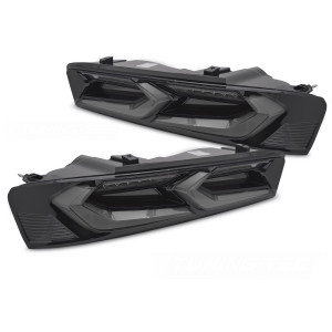Lampy tył CHEVROLET CAMARO 16-18 - Smoked Black Led Diodowe LDCT08