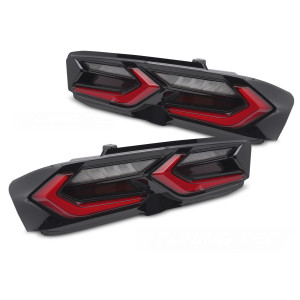 Lampy tył CHEVROLET CAMARO 19-23 - Red Black Led Diodowe LDCT09
