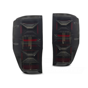 Lampy tył Ford Ranger 11-18 - Smoked Full LED - diodowe dynamiczne LDFO98