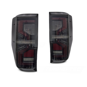 Lampy tył Ford Ranger 11-18 - Smoked Full LED - diodowe dynamiczne LDFO99