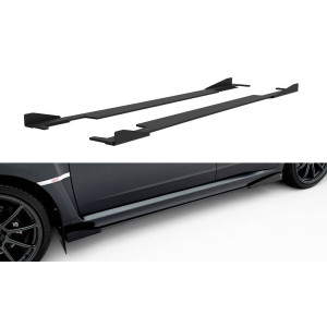 Dokładki progów Street Pro + Flaps - Subaru Impreza WRX STI 2011-2014