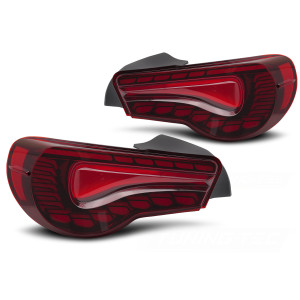 Lampy tył TOYOTA GT86 - RED LED BAR diodowe dynamiczne LDTO49