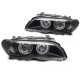 BMW E46 Coupe / Cabrio 03-06 Angel Eyes BLACK Xenon 