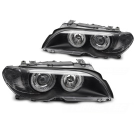 BMW E46 Coupe / Cabrio 03-06 Angel Eyes BLACK Xenon 