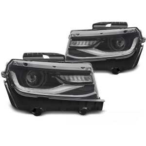 Lampy przód CHEVROLET CAMARO 13-15 LED DRL diodowe LPCT15