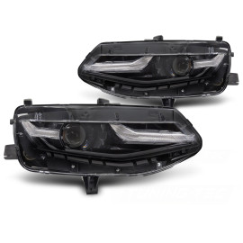 Lampy przód CHEVROLET CAMARO LED BLACK diodowe 