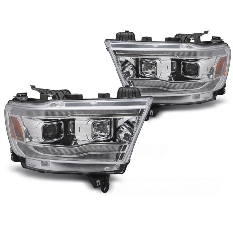 Lampy przednie DODGE RAM TUBE LED CHROM 
