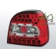 VW Golf 3 - clearglass RED WHITE LED - diodowe LDVW13