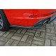 Splittery Boczne Tylnego Zderzaka ABS - Audi A4 B9 S-Line (wydech po 2 stronach)