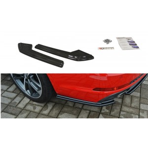 Splittery Boczne Tylnego Zderzaka - Audi A4 B9 S-Line (wydech po 2 stronach)