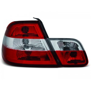BMW E46 Coupe Clear Red / White LTBM53