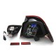 Lampy tył BMW E46 Coupe Clear Red / Black LTBM54