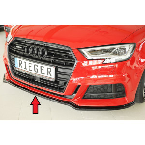Przedni Splitter dokładka RIEGER - Audi A3 S-line / S3 - Sedan Facelift