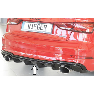 Dyfuzor zderzaka tył RIEGER V.1 - Audi S3 / A3 8V Sedan S-line Facelift