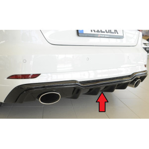 Dyfuzor zderzaka tył RIEGER V.1 - Audi S3 / A3 8V HB / Sportback S-line Facelift