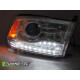 Lampy przednie DODGE RAM 09-18 LED CHROM diodowe LPDO42